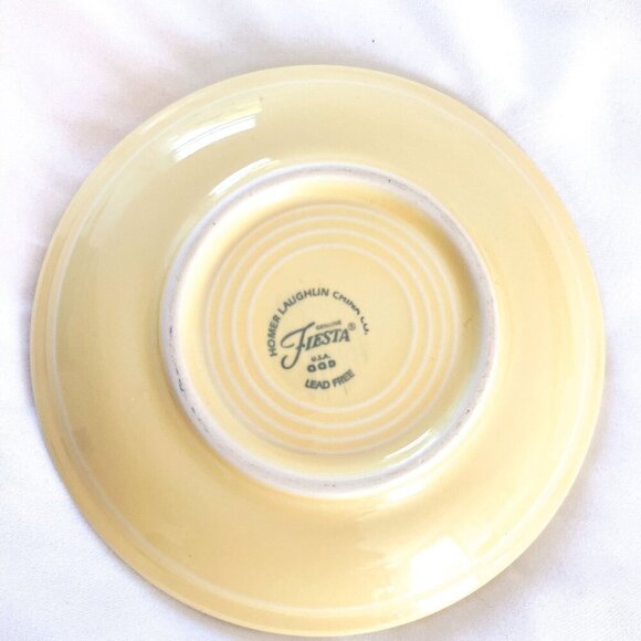 Fiesta yellow replacement coffee tea saucer - Picture 6 of 7